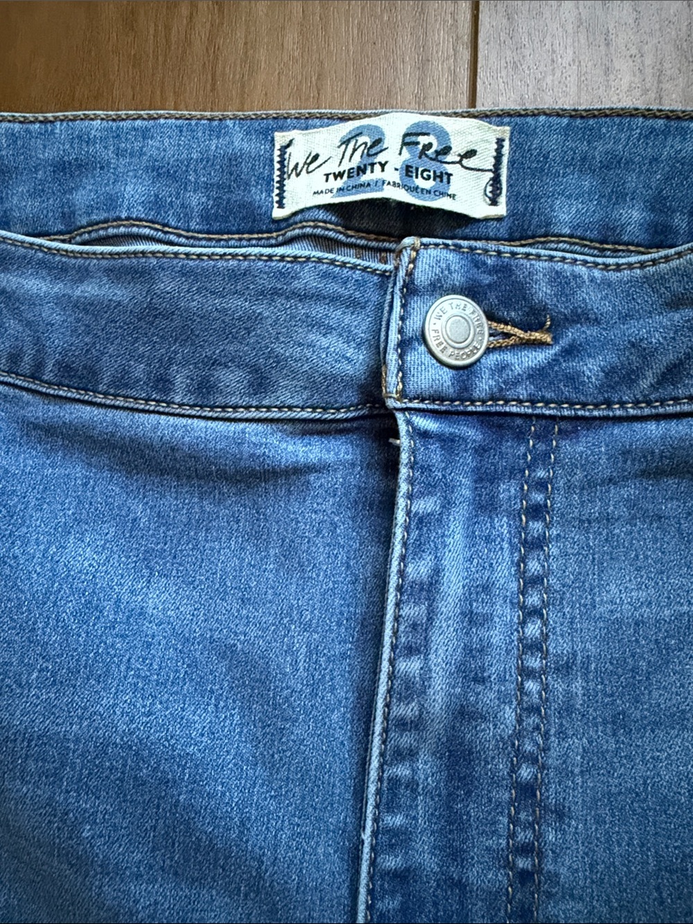 We The Free Medium Wash Wide-Leg High-Rise Jeans - Picture 2 of 5